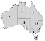 2010 geographic membership distribution